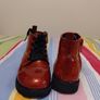 Red Patent Glitter Boots Image 7