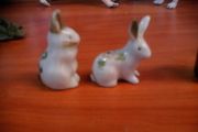 Rabbit figurines
