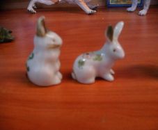 Rabbit figurines