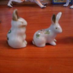 Rabbit figurines