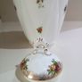 CHELSEA VASE 22cm 8.75" Royal Albert Old Country Roses Bone China Image 5