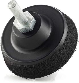 Glass Polish 12003 Spindle Backing Pad, Polishing and Sanding backing plate for electric drill - 75mm