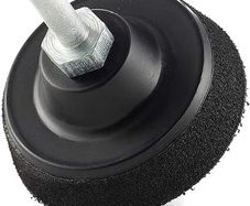 2 inch (50mm) Velcro Backing Pad (with drill attachment), Hook and Loop Velcro Backing Pad, Sanding Disc, 10mm Foam Layer