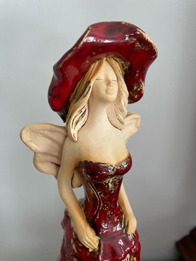 Collector Item - Art Ceramic Angel Lady Woman Christmas, Birthday, Anniversary Gift from Unique Crafts and Design shop Dublin