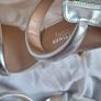 La Bottine Souriante Silver Heel Sandles Image 9