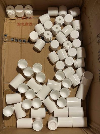 33x container 60ml with pump, empty cream cosmetic bottle, dispenser