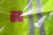 hi vis draw string bag new
