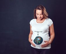 Not enough space ladies T-shirt Tee Top Shirt for expecting new pregnant mom