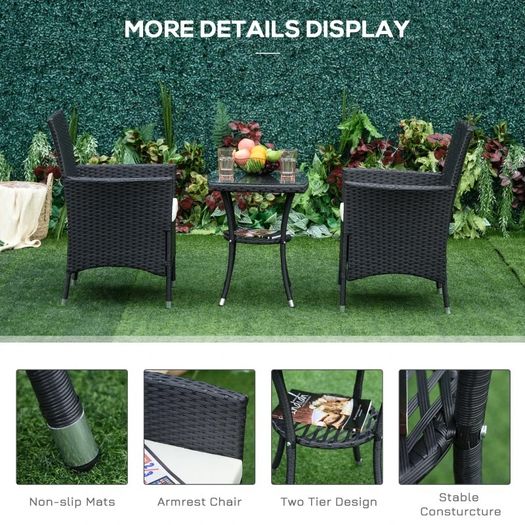 2 Pc Rattan Chairs Set (free Shipping)