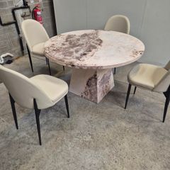 Dining table and chairs