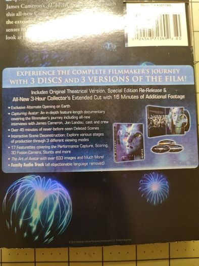 Avatar Collector's Edition Blu-Ray