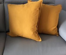 Mustard Cushions New