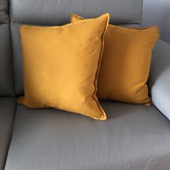 Mustard Cushions New