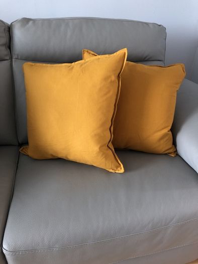 Mustard Cushions New