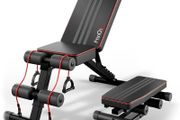 Adjustable 800LBS Weight Workout Bench with Leg Extension and Preacher Pad for Home Gym, Incline Decline Gym Sit Up Bench Press for Full Body Strength Training