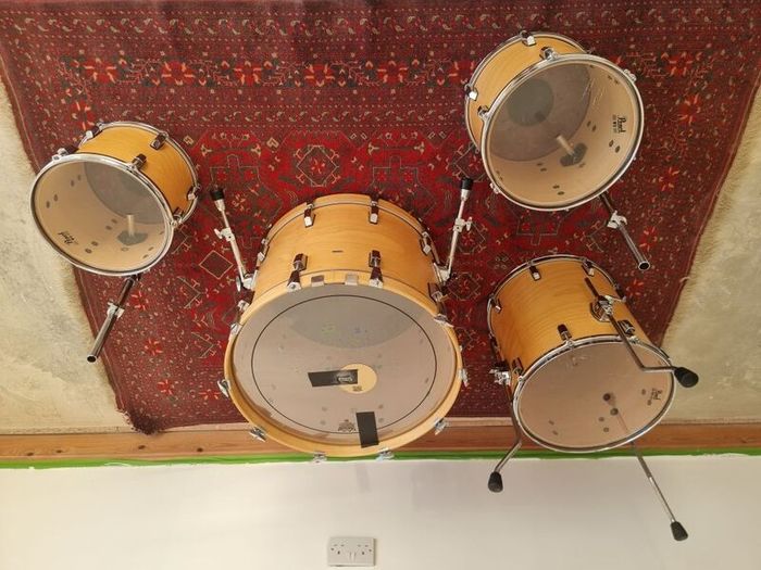 Pearl World Series WLX Natural Satin Drum Set Kit 12 13 16 22