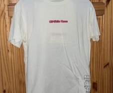 Mens off white x kaws designer t shirt shorts set