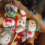 Box of Lovely Christmas Decorations and Santa Globe Lantern Image 3