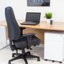 Avior 24-Hour Heavy Duty Leather Chair Black CH1101 Image 7