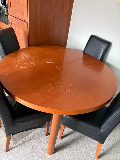 Table and chairs