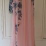 Brand new pink&grey maxi floral dress size UK12 EU40 Postage included Image 2