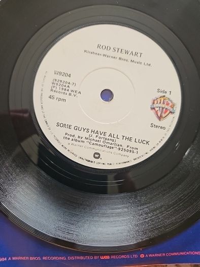 Rod Stewart 7" (Irish) - Some Guys Have All The Luck