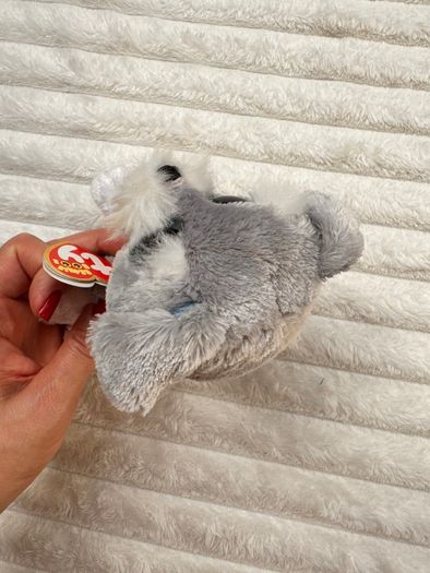 Ty Beanie Boo Whiskers approx. 15 cm. Plush Schnauzer Dog Please see photos