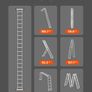 7-in-1 Folding Ladder 5.8M - 150kg Load - Heavy Duty Telescopic Extension Image 2