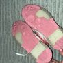 womens Barbie pink off white trainers Image 8