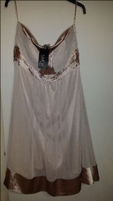 BNWT Savida Beige midi dress size UK14 EUR42 Price includes postage