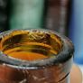 78 - Vintage 2oz Bovril Dark Brown Glass Embossed Letters Jar Image 6