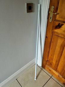 Extendable Straight Shower curtain rod (L)120cm