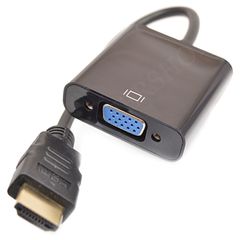 HDMI Male to VGA Female HD Video Converter Adapter Cable, Monitor PC LAPTOP