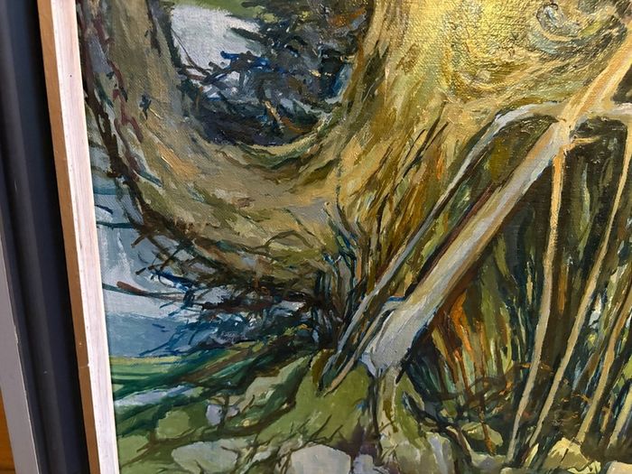 Original oil painting - Albert B Ogden