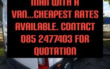 Man with a van// Man with a van man with van man and van