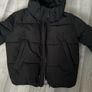 Black winter puffy jacket from zara Image 2