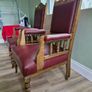 Antique leather armchairs Image 3