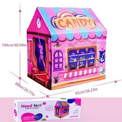 New Children Kids Play Tent Fairy Princess Girls Boys Hexagon Playhouse House