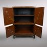 20th Century Chinese Carved & Lacquered Armoire Image 3