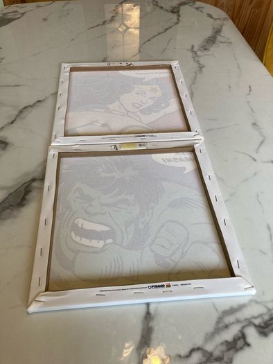 Wonder Woman & The Hulk Canvas Pictures