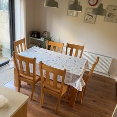 Dining Table and 6  chairs