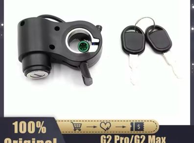 Original Electric Lock Throttle for Kukirin G2 Pro / G2 Max Electric Scooter New Lock with Key Kugoo Scooter Parts