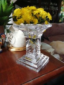 Galwey crystal candlestick
