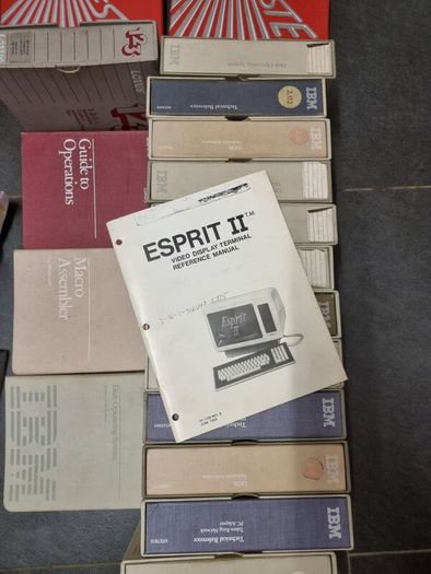 Vintage IBM Microsoft Lotus Novell Software Manuals  Binders Job Lot 1980s 90s