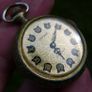 Vintage Diane Womens Gold Tone Pendant Wind Up Mechanical Watch - in working order Image 10