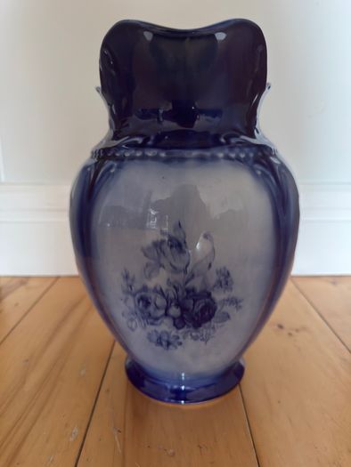 Staffordshire England Flow Blue Pitcher