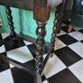 Small Vintage 1920s oak table Image 10