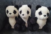 Triplet Panda Bear Soft Toys Teddy Bear Plush Toys Teddies Soft Toys Comforter