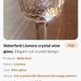 Four Waterford Crystal Lismore Sherry Glasses, One Lismore Small Wine Glass, 1970s. Image 4