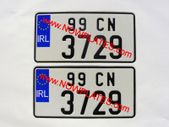 JAP / JDM Pressed Plates with 2 Size No's